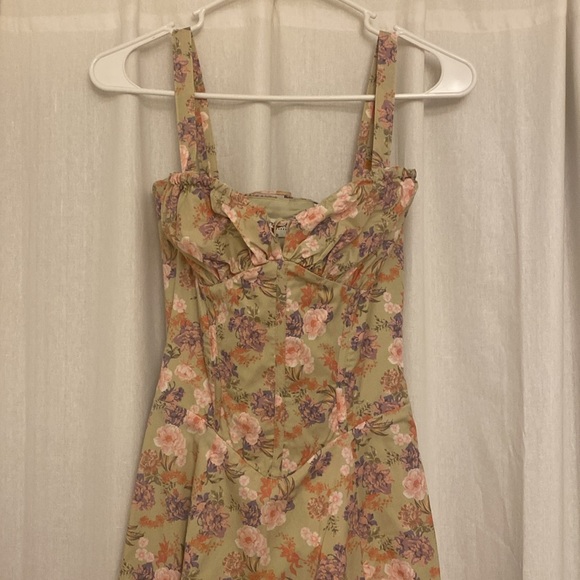 CARMEN - PEONY PRINT BUSTIER SUNDRESS - US SIZE SMALL - Picture 7 of 7
